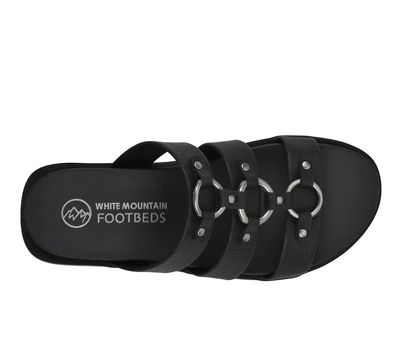 Women's White Mountain Koala Slide Sandals