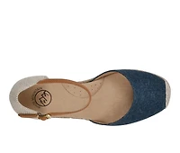 Women's White Mountain Maintain Wedge Sandals