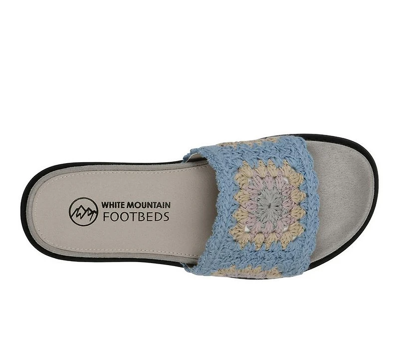 Women's White Mountain Maxim Footbed Sandals