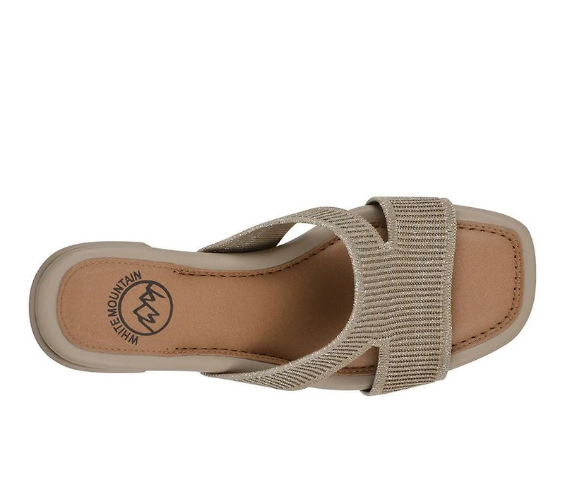 Women's White Mountain Milled Dress Sandals