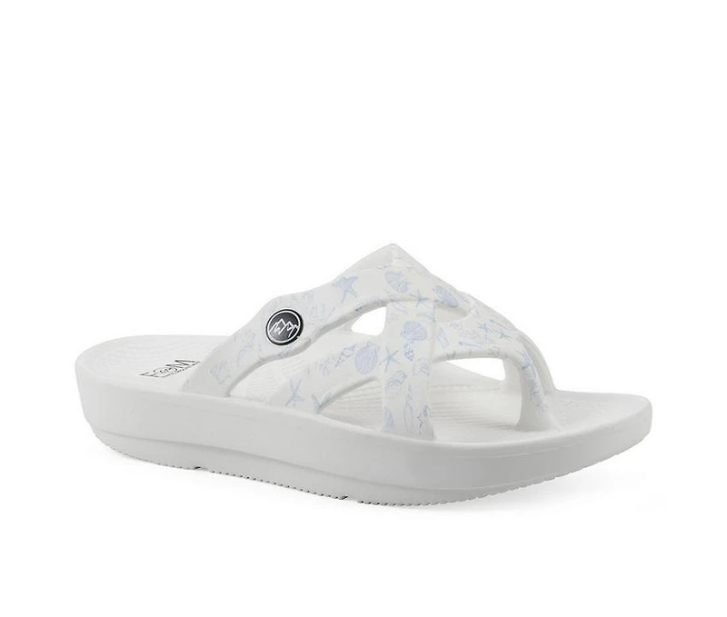 Women's White Mountain Rip Sandals