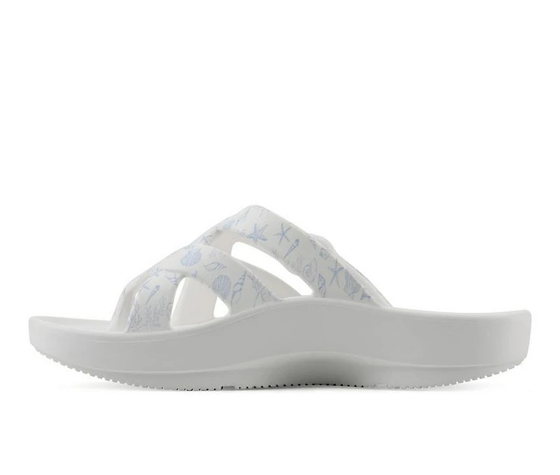 Women's White Mountain Rip Sandals