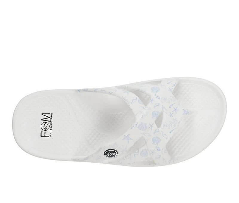 Women's White Mountain Rip Sandals