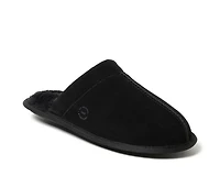 Dearfoams Kirk Suede Scuff Slippers