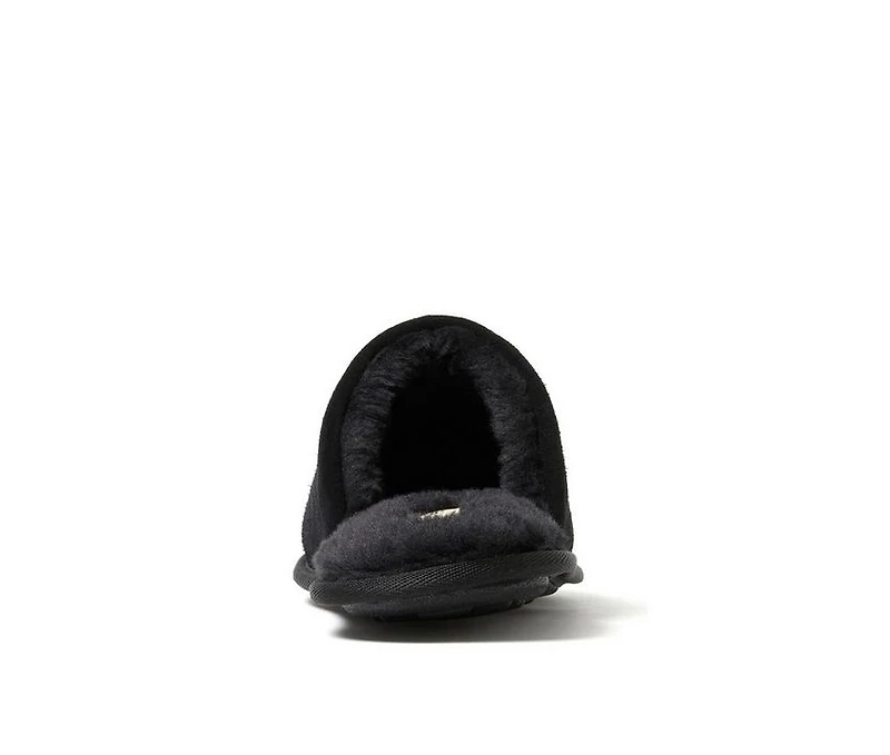 Dearfoams Kirk Suede Scuff Slippers