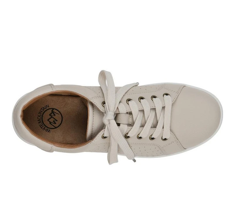 Women's White Mountain Uniform Sneakers
