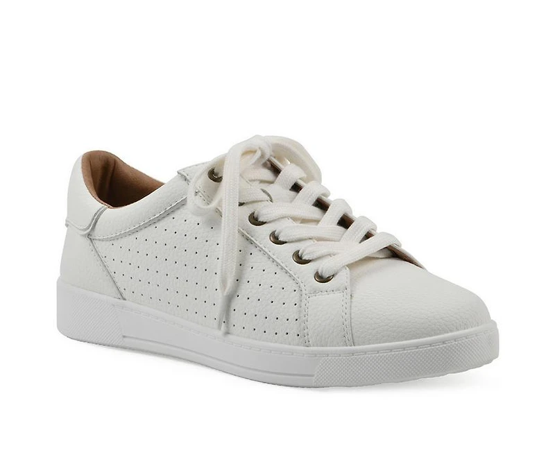 Women's White Mountain Uniform Sneakers