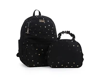Madden Girl Nylon Dome Backpack & Lunch Tote