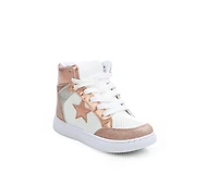 Girls' Kensie Girl Little Kid & Big Star Hi-Top Sneaker