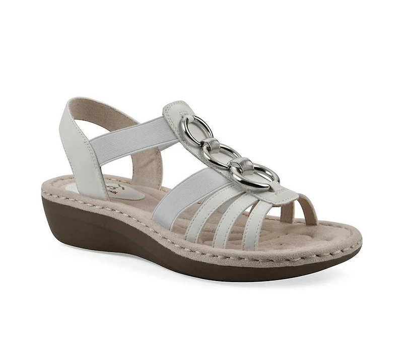 Women's Cliffs by White Mountain Caselyn Comfort Wedge Sandals