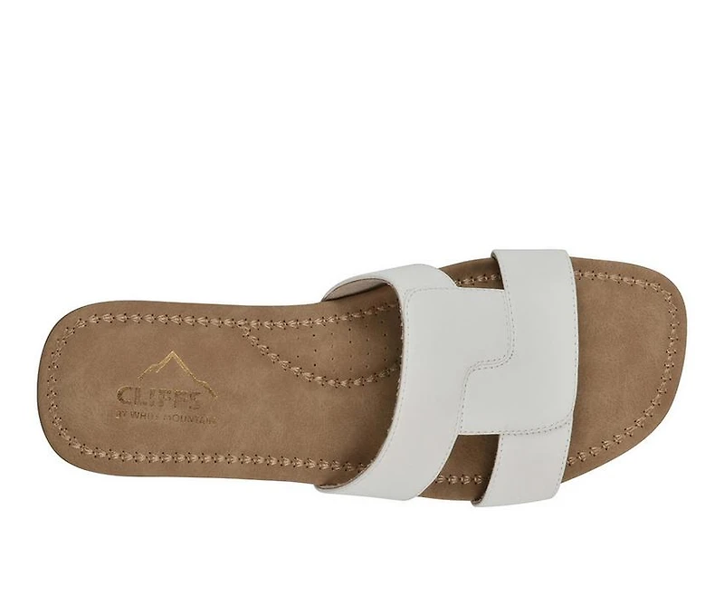 Women's Cliffs by White Mountain Fraida Slide Sandals