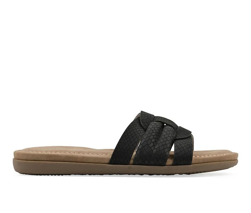 Women's Cliffs by White Mountain Fraley Slide Sandals