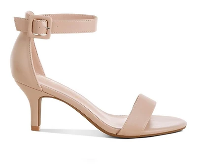 Women's London Rag Feruda Kitten Heel Sandals