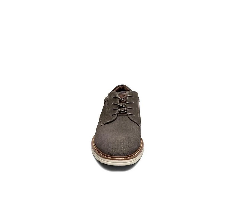 Men's Nunn Bush Griff Suede Plain Toe Oxford Oxfords