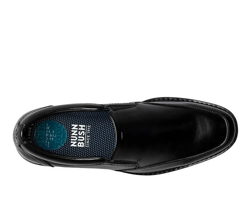 Men's Nunn Bush Jarvis Moc Toe Slip On Dress Shoes