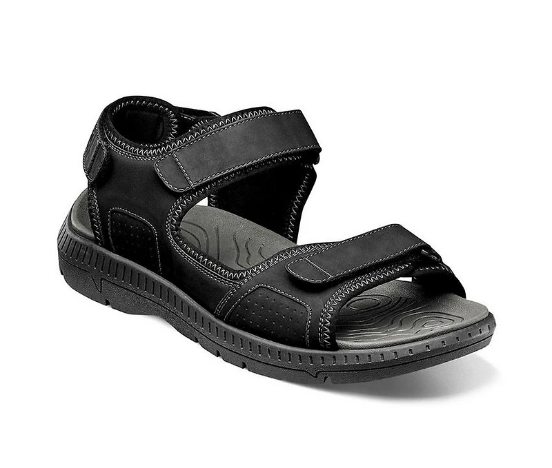 Men's Nunn Bush Laguna 3-Strap River Sandal Outdoor Sandals