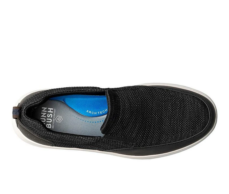 Men's Nunn Bush Ponte Knit Moc Toe Slip On Sneakers