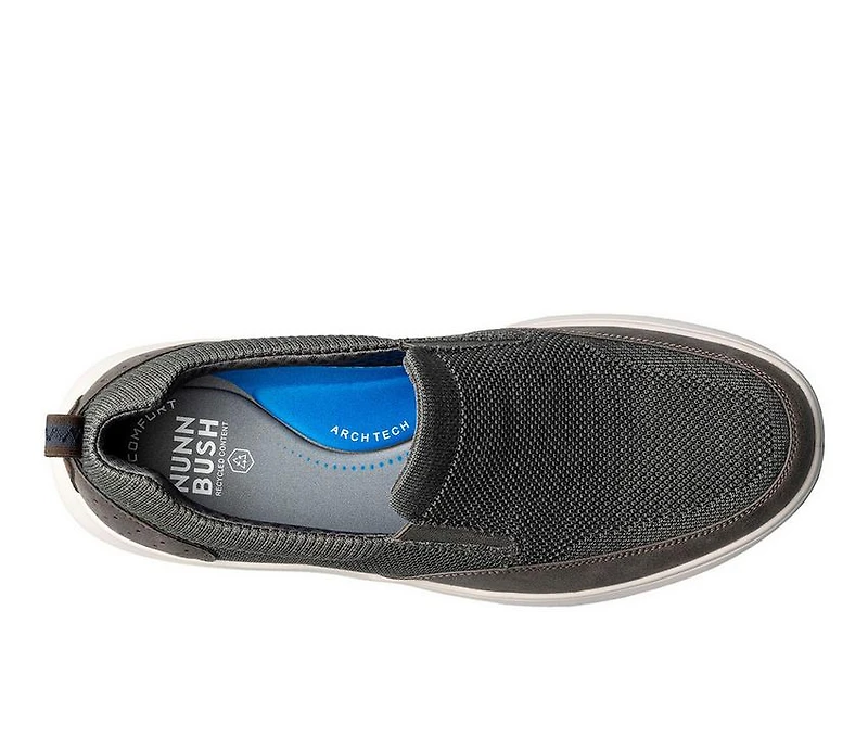 Men's Nunn Bush Ponte Knit Moc Toe Slip On Sneakers