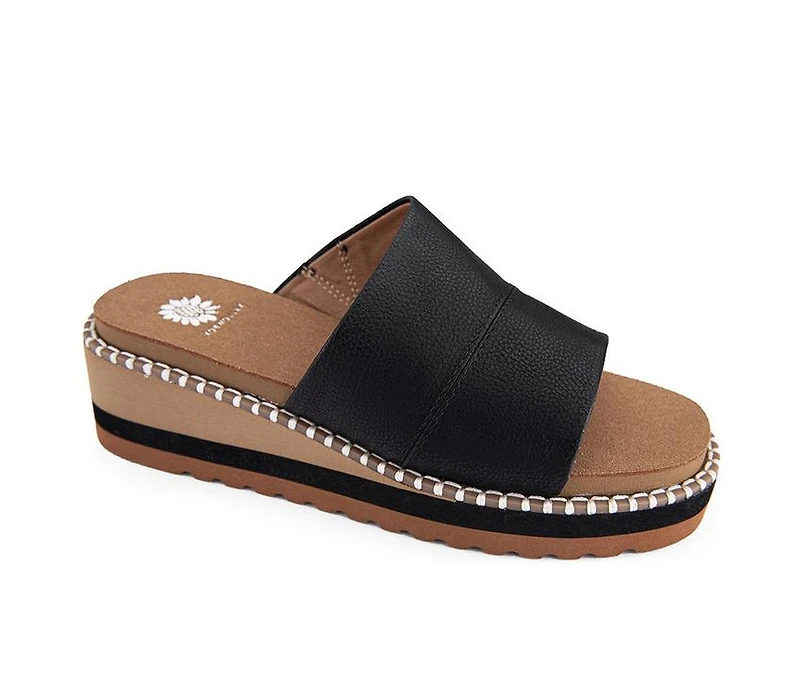 Women's Yellow Box Ayama Wedge Sandals