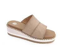 Women's Yellow Box Ayama Wedge Sandals