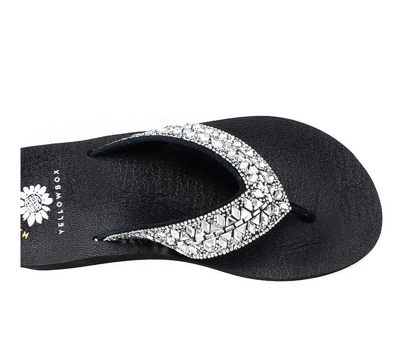 Women's Yellow Box Bersha Wedge Flip-Flops