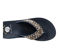 Women's Yellow Box Bersha Wedge Flip-Flops
