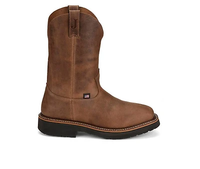 Men's Justin Boots Ames Waterproof Soft Toe Boot Cowboy