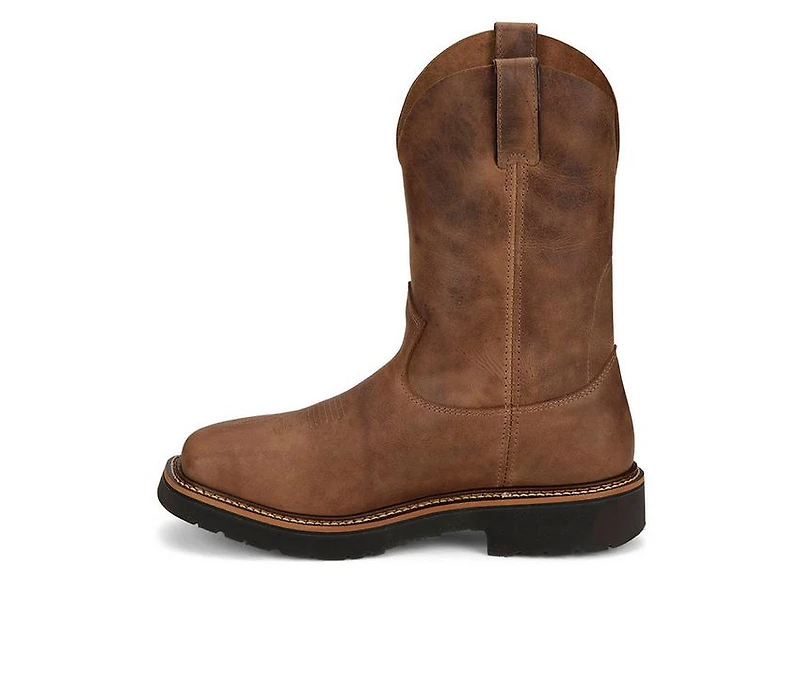 Men's Justin Boots Ames Waterproof Soft Toe Boot Cowboy