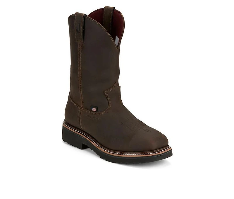 Men's Justin Boots Billings Steel Toe H2 Cowboy