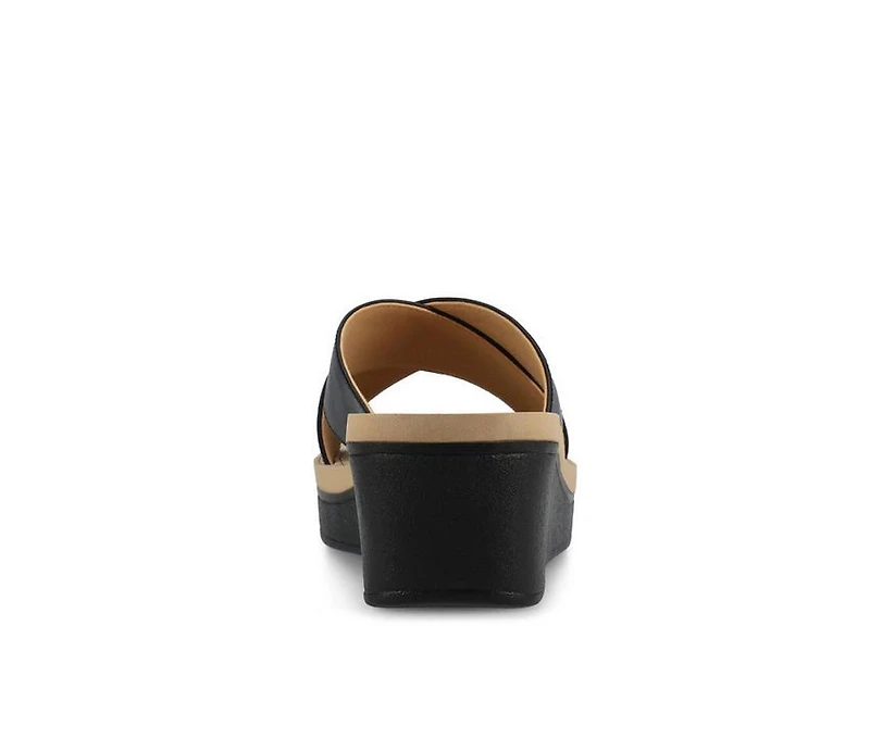 Women's Journee Collection Biara Wedge Sandals