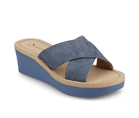 Women's Journee Collection Biara Wedge Sandals