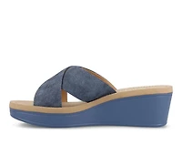 Women's Journee Collection Biara Wedge Sandals