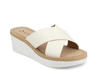 Women's Journee Collection Biara Wedge Sandals