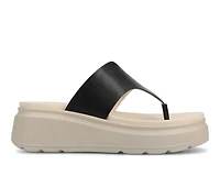 Women's Journee Collection Carah Platform Flip-Flops