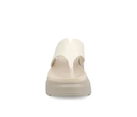 Women's Journee Collection Carah Platform Flip-Flops