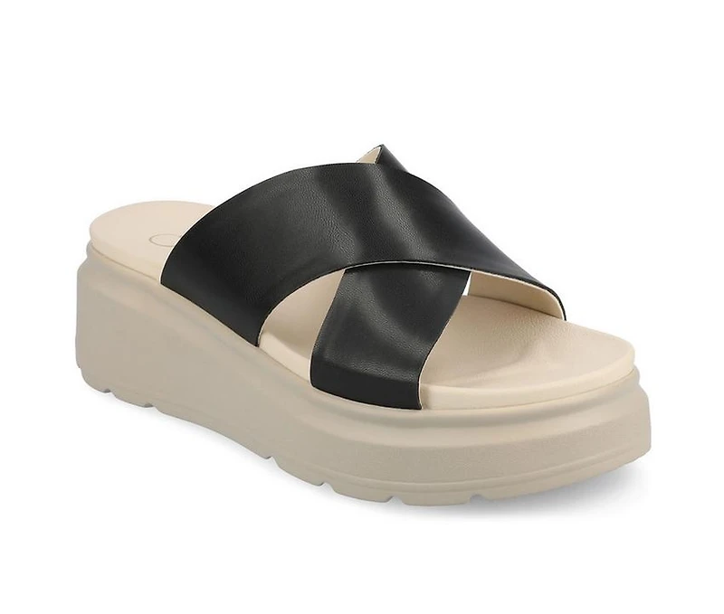 Women's Journee Collection Cathie Platform Sandals