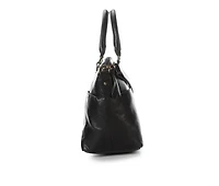 Bueno Of California Grainy Elk Satchel Handbag
