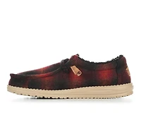 Men's HEYDUDE Wally Cozy Plaid Casual Shoes