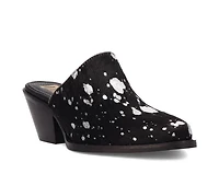 Women's Dingo Boot Cash Cow Heeled Mules