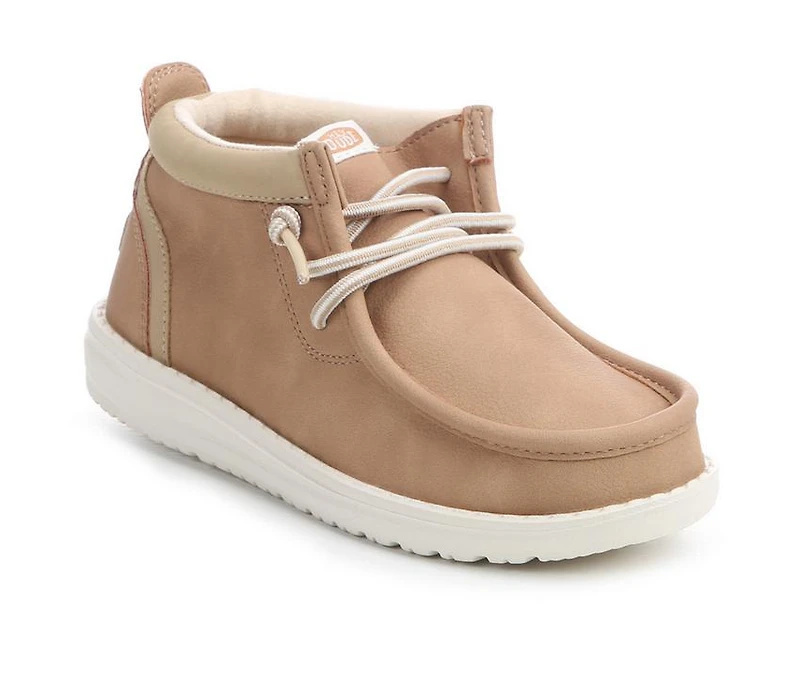 Kids' HEYDUDE Little Kid & Big Wally Mid Classic Casual Shoes