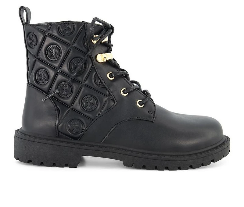 Girls' Sam & Libby Little Kid Big Combat Lib Boots