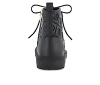 Girls' Sam & Libby Little Kid Big Combat Lib Boots