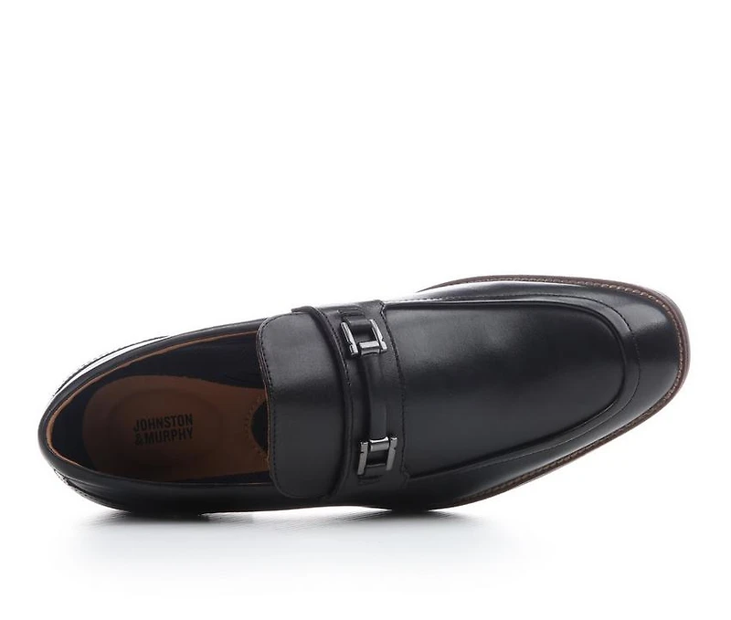 Men's Johnston and Murphy Borland Moc Toe Bit Dress Shoes