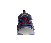 Boys' Spiderman Spider Sense Toddler & Little Kid Spider Sense Sandals