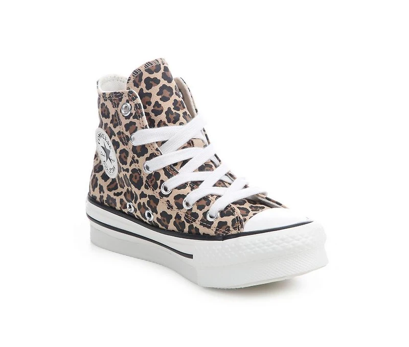 Kids' Converse Little Kid Chuck Taylor Lift Cheetah Sneakers