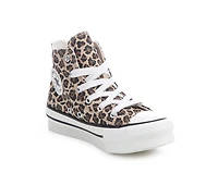 Kids' Converse Little Kid Chuck Taylor Lift Cheetah Sneakers