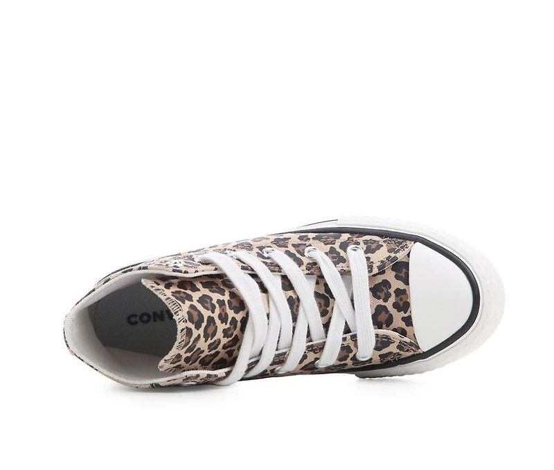 Kids' Converse Little Kid Chuck Taylor Lift Cheetah Sneakers