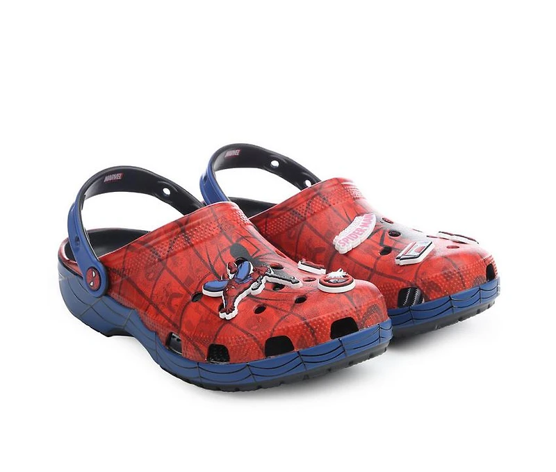 Men's Crocs Spider-Man Web Classic Clogs