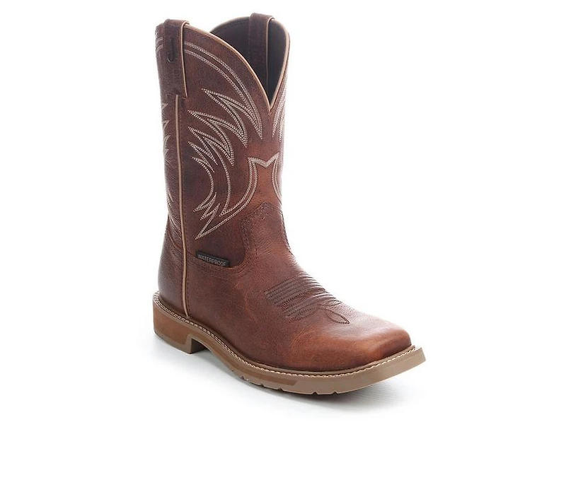 Men's Justin Boots Daywork Pecan ST Cowboy