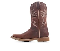 Men's Justin Boots Daywork Pecan ST Cowboy